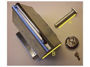 Overdekslot (tasjesmodel) met discusslot
