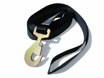 Band voor lier incl. haak 5 meter