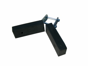 Boegvanger met ijzeren houder