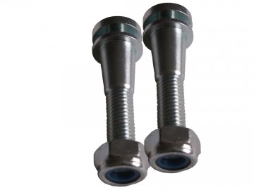 Set van 2 conische bouten + moeren