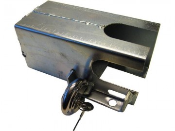 Overdekslot (kokermodel) met discusslot