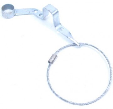 Hulpkoppeling met steun en stekkerhouder