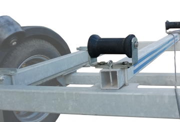 Kielrol 133mm met houder