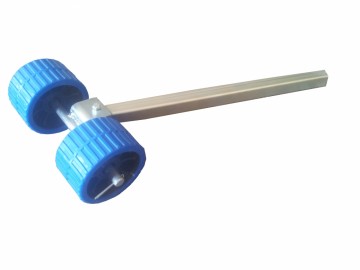 Één plastic standaard kimrolsteun