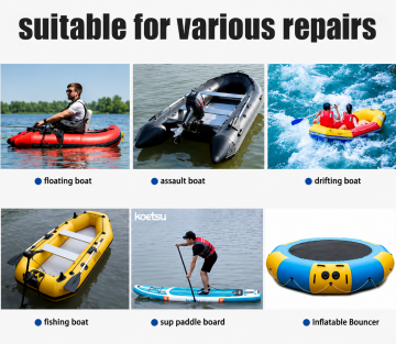 Reparatie-lijmset voor rubberboot,funband,fender en luchtbed