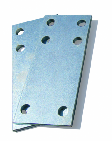 Bevestigingsplaat 6 gaten 11,5cm