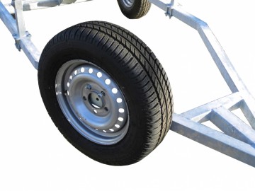 Reservewielhouder met plaat