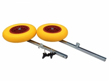 Strandwielen afneembaar groot anti-lek set