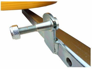 Strandwielen afneembaar groot anti-lek set